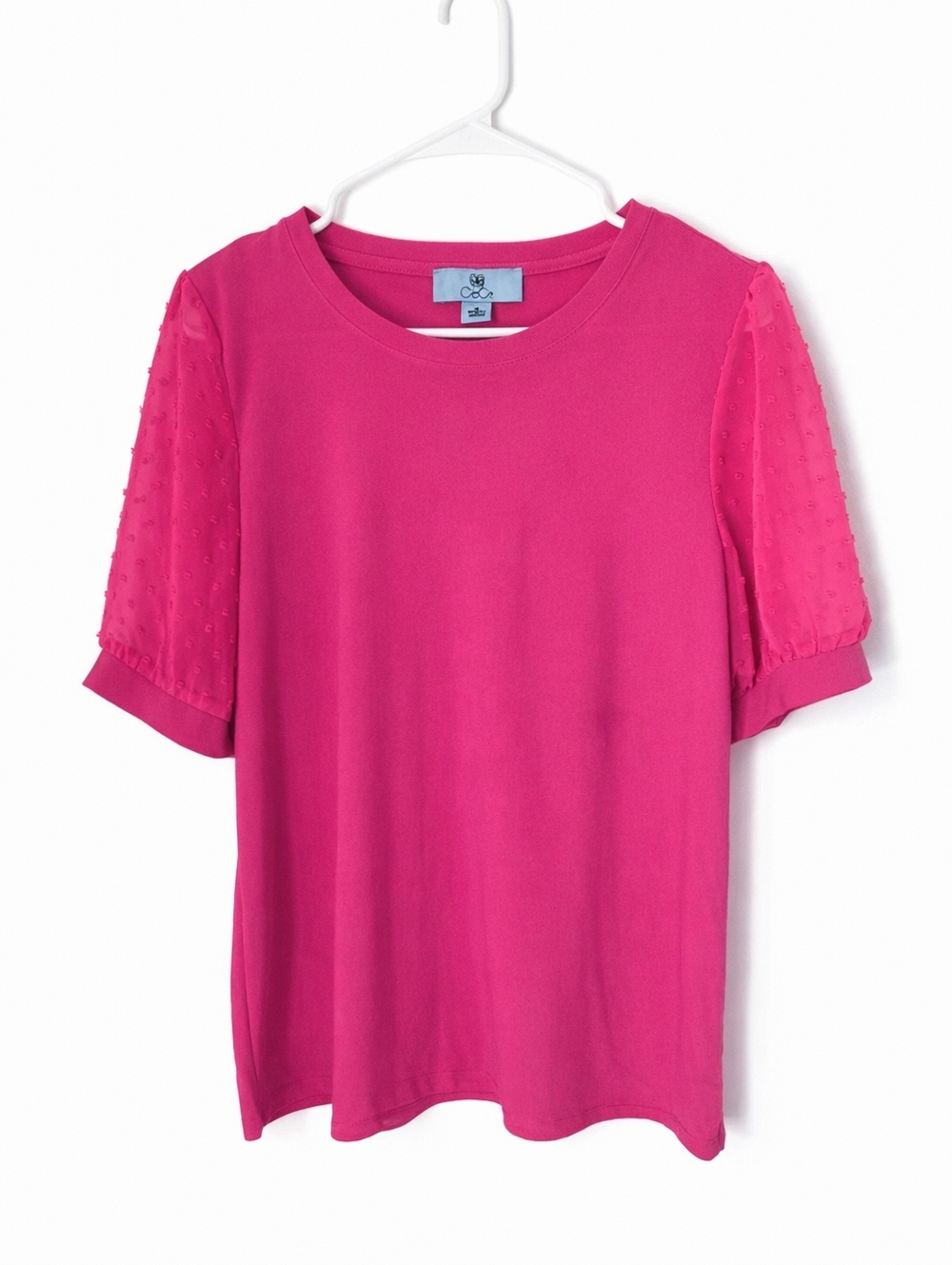 CeCe Textured Sleeve Blouse – Size Medium – Excellent Condition